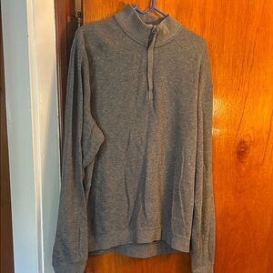 Cutter & Buck Gray Zip-Up Sweater